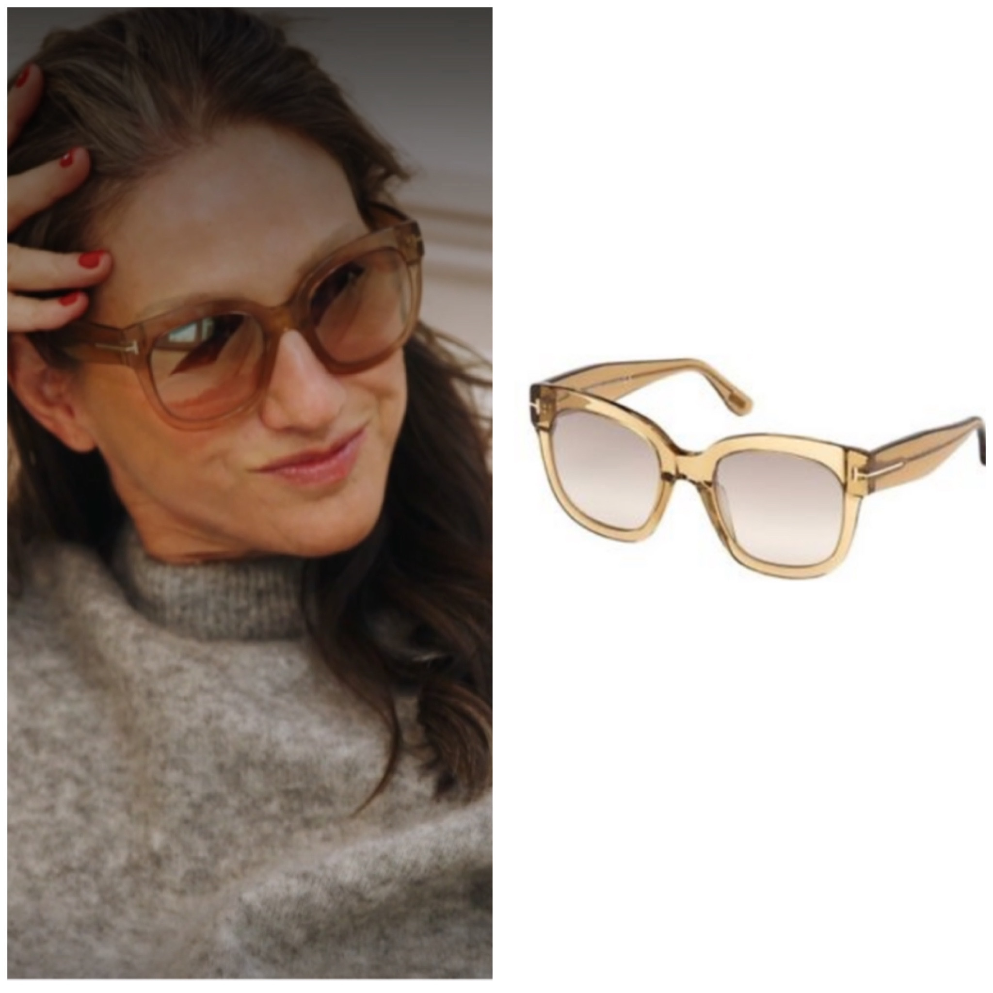 Jenna Lyons’ Brown Mirrored Sunglasses