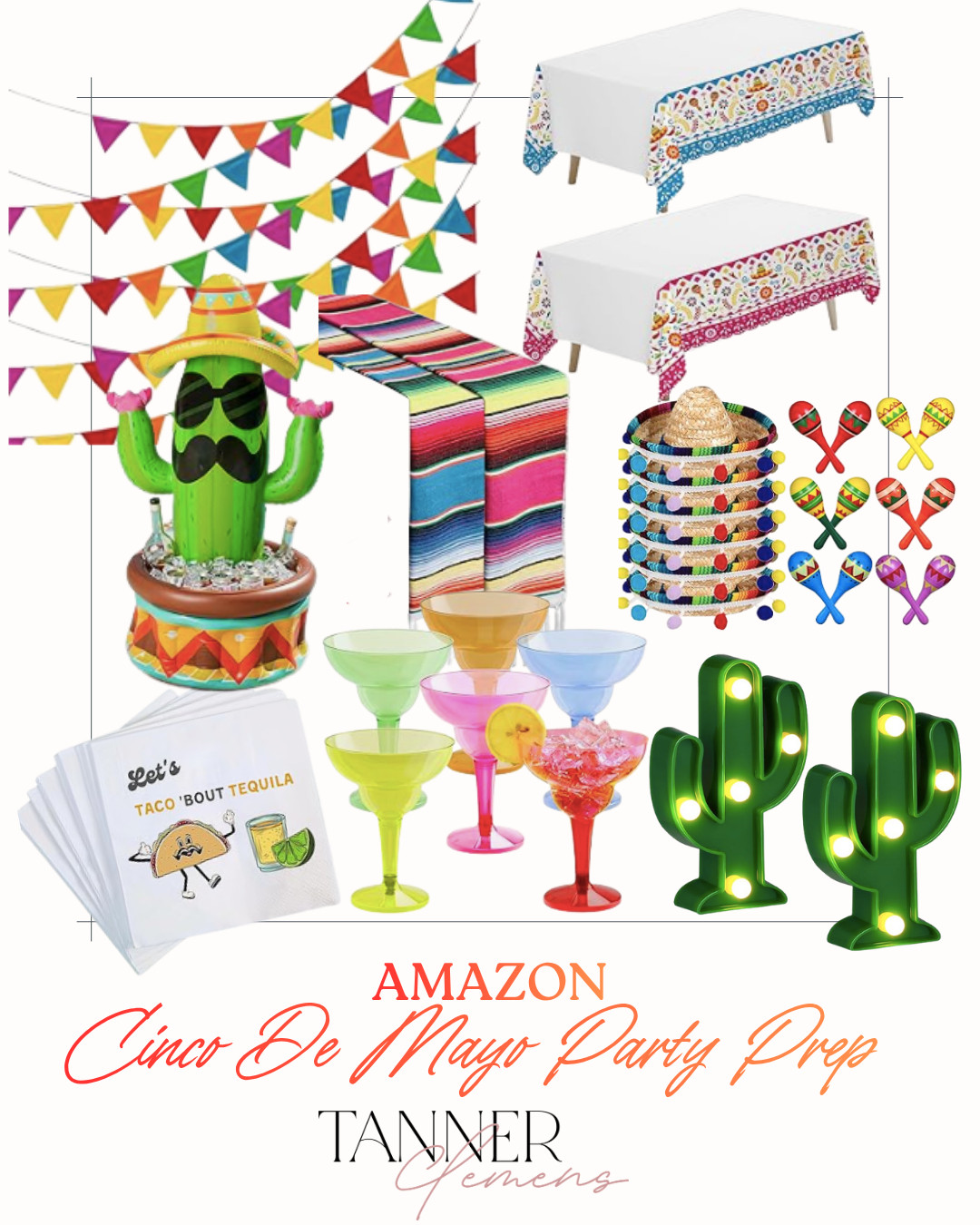 You know what they say- it wont feel wrong until Seis De Mayo! Get your tacos and tequila and have the celebration of your dreams!  

 #LTKFestival #LTKSeasonal #LTKHome