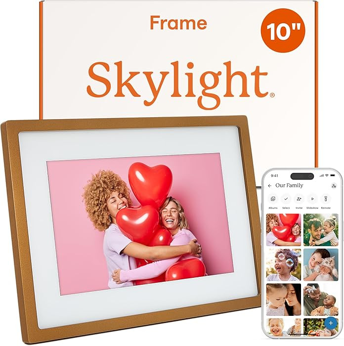 Skylight Digital Picture Frame - WiFi Enabled with Load from Phone Capability, Touch Screen Digit... | Amazon (US)