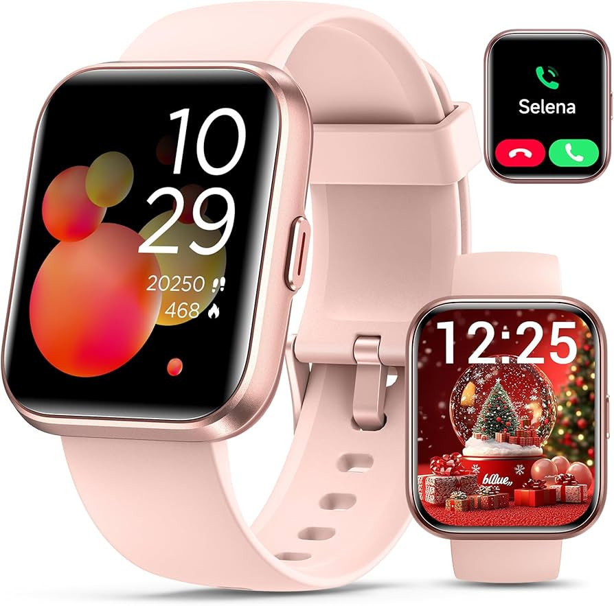 Smartwatch for Women, Compatible with Android & iPhone, 1.8'' Fitness Tracker Watch with Alexa, C... | Amazon (US)