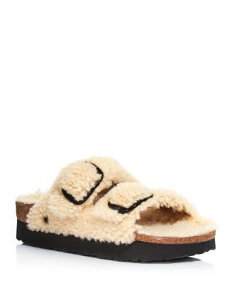 Birkenstock Women's Papillio Arizona Shearling Slide Sandals Back to Results -  Shoes - Bloomingd... | Bloomingdale's (US)