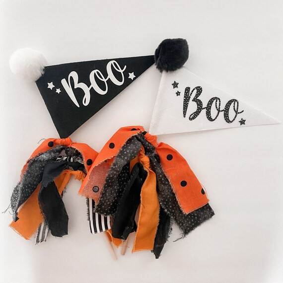 Boo Pennant Flags - Etsy | Etsy (US)