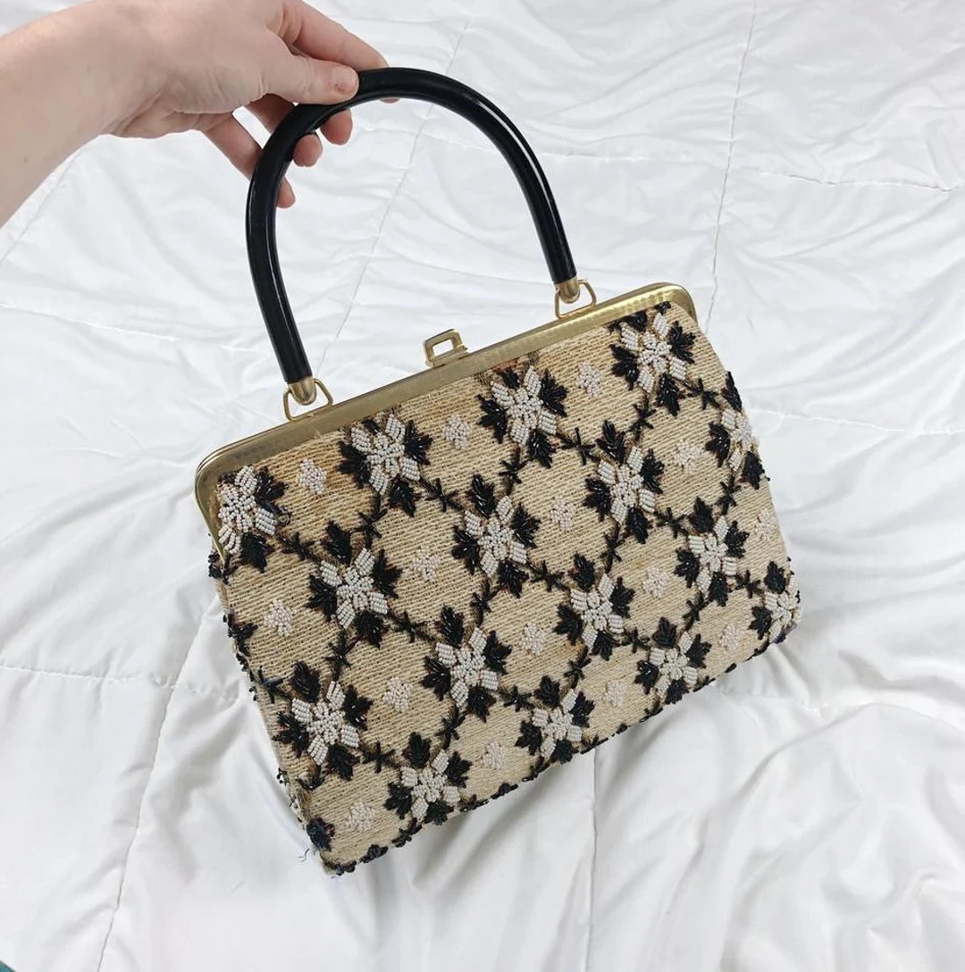 Vintage Beaded Frame Purse | Etsy (US)