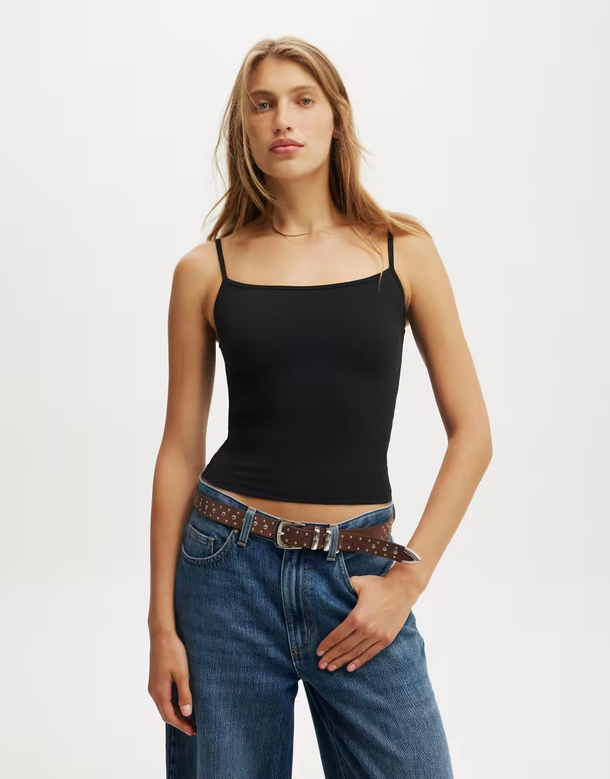 Cotton On Hold me cami in black | ASOS (Global)