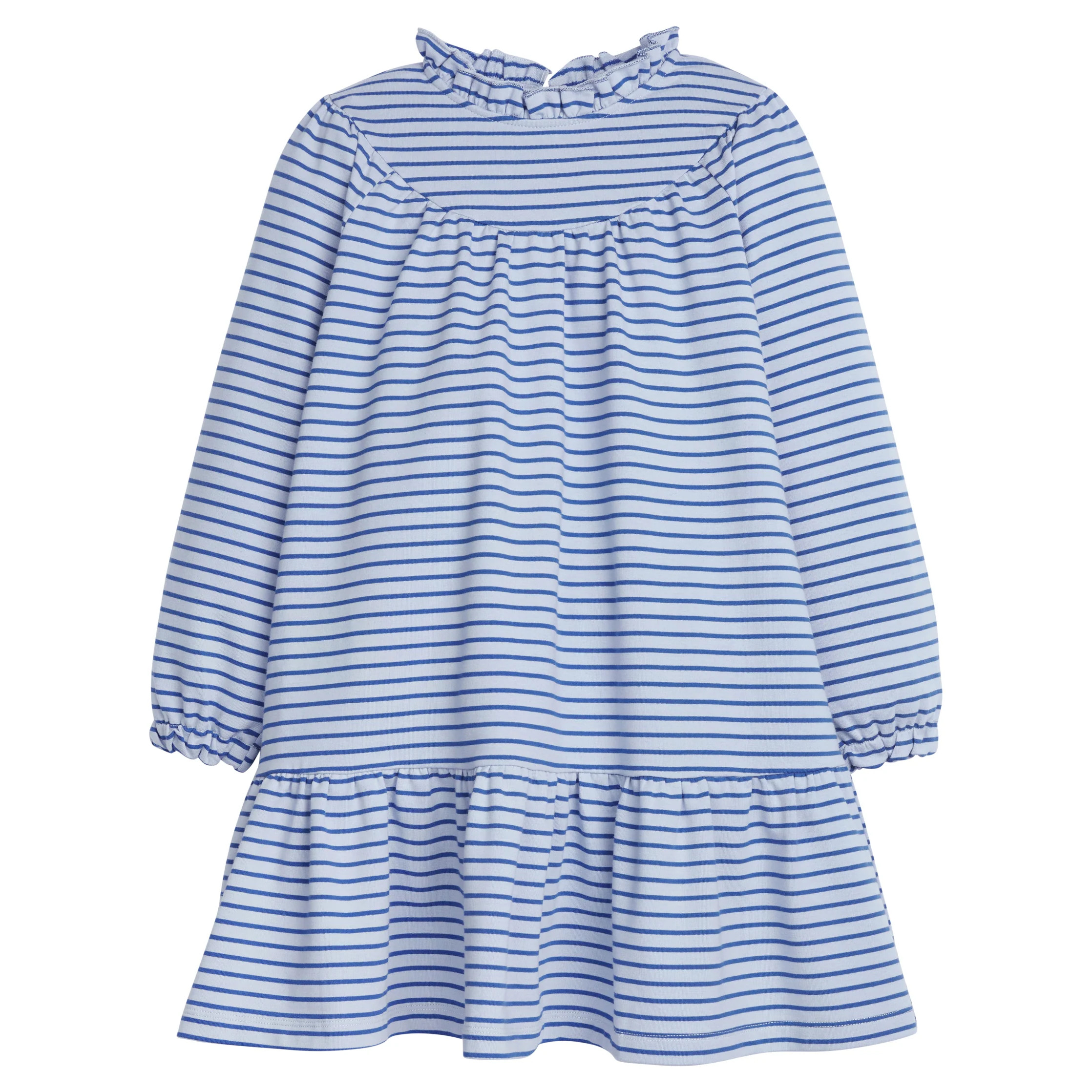 Jody Dress - Blue Stripe | BISBY Kids
