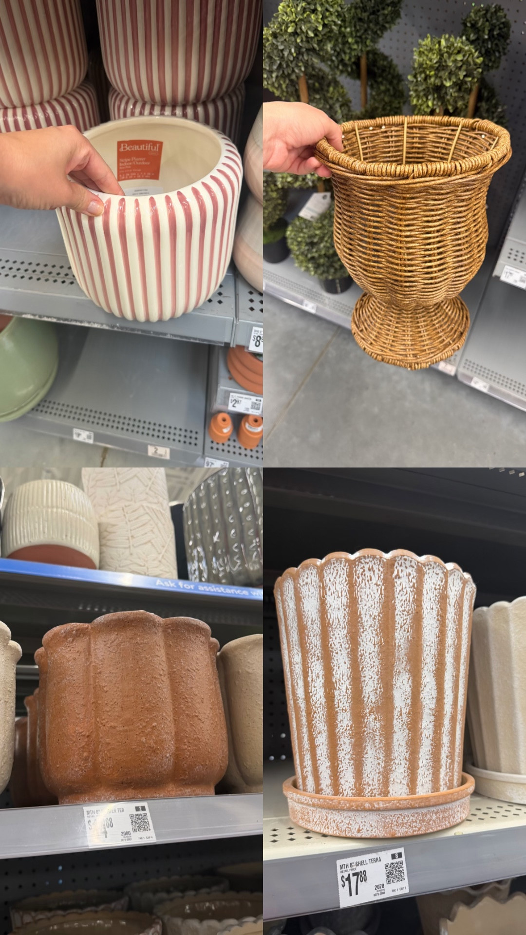 Sprucing up my outdoor spaces for warmer days ahead! 🪴 Nothing beats a fresh porch refresh. Thanks Walmart for making it easy (and cute!) 🪴🌷#walmart #garden #outdoorhomedecor 



#LTKdayinmylife #LTKSeasonal
