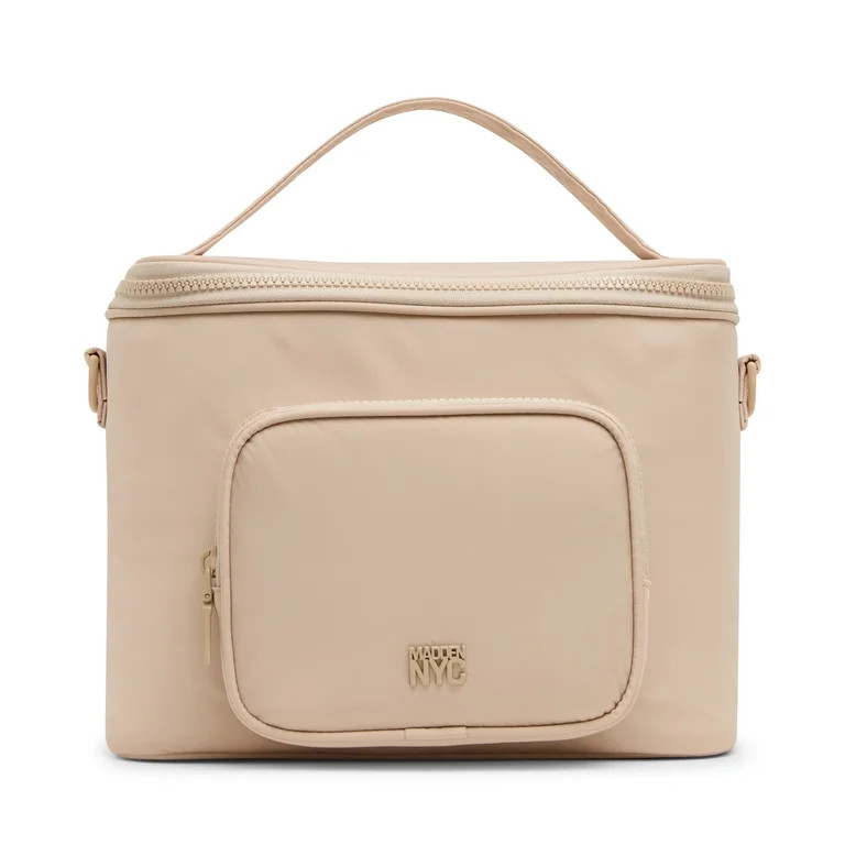 Madden NYC Women's Front Pocket Lunchbox, Khaki, Made for Portable Food Storage for Workday Meals... | Walmart (US)