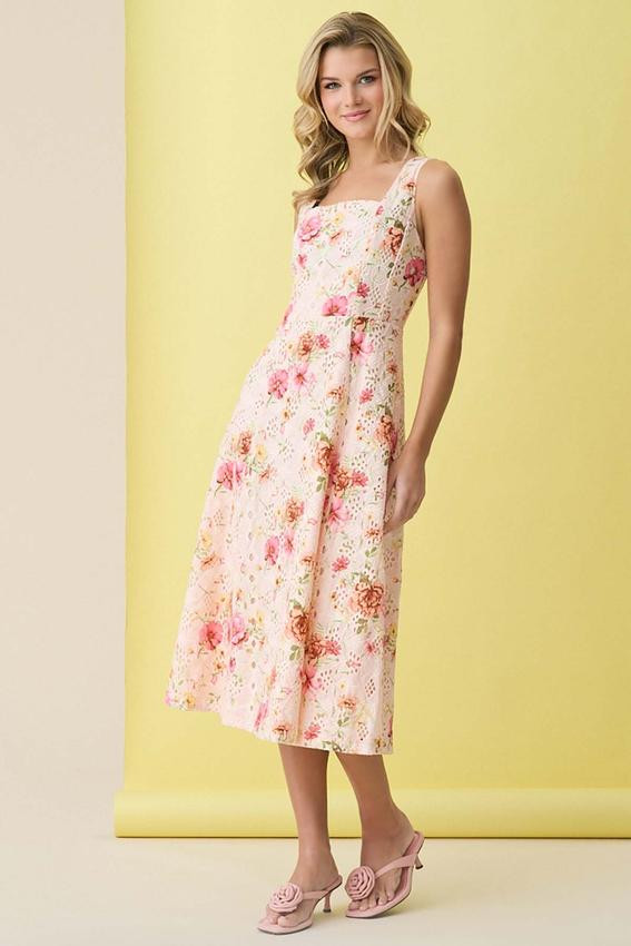 Rose Garden Eyelet Dress | Cato Fashions