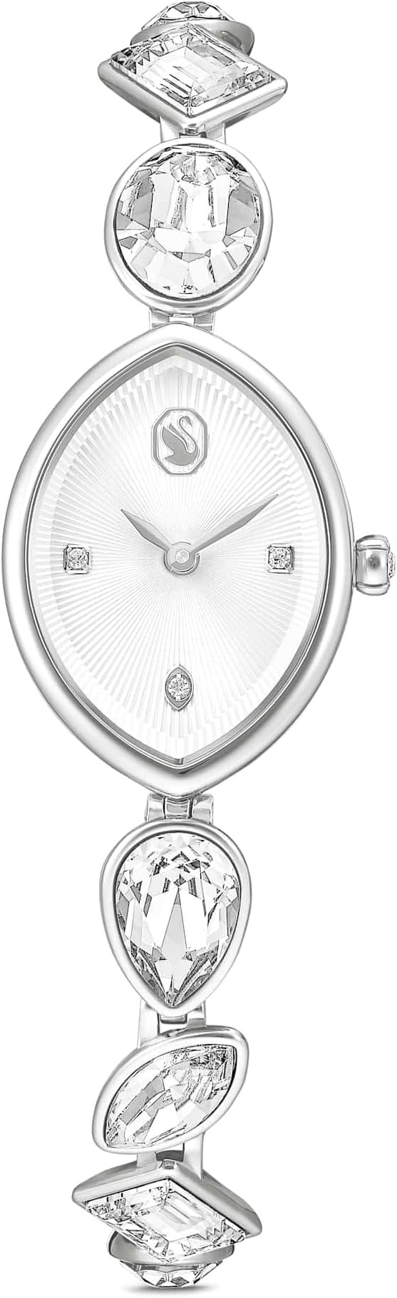 Swarovski Gema Watch, Crystal Bracelet, Silver Tone, Stainless Steel | Amazon (US)