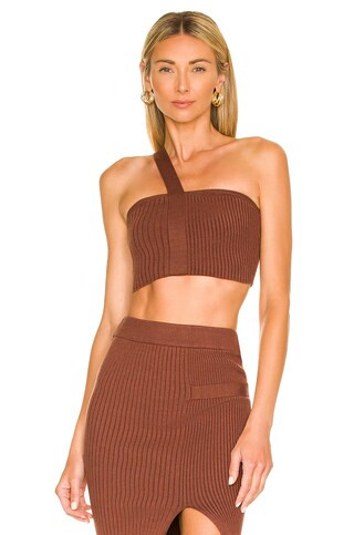 Camila Coelho Ellis Top in Nutmeg from Revolve.com | Revolve Clothing (Global)