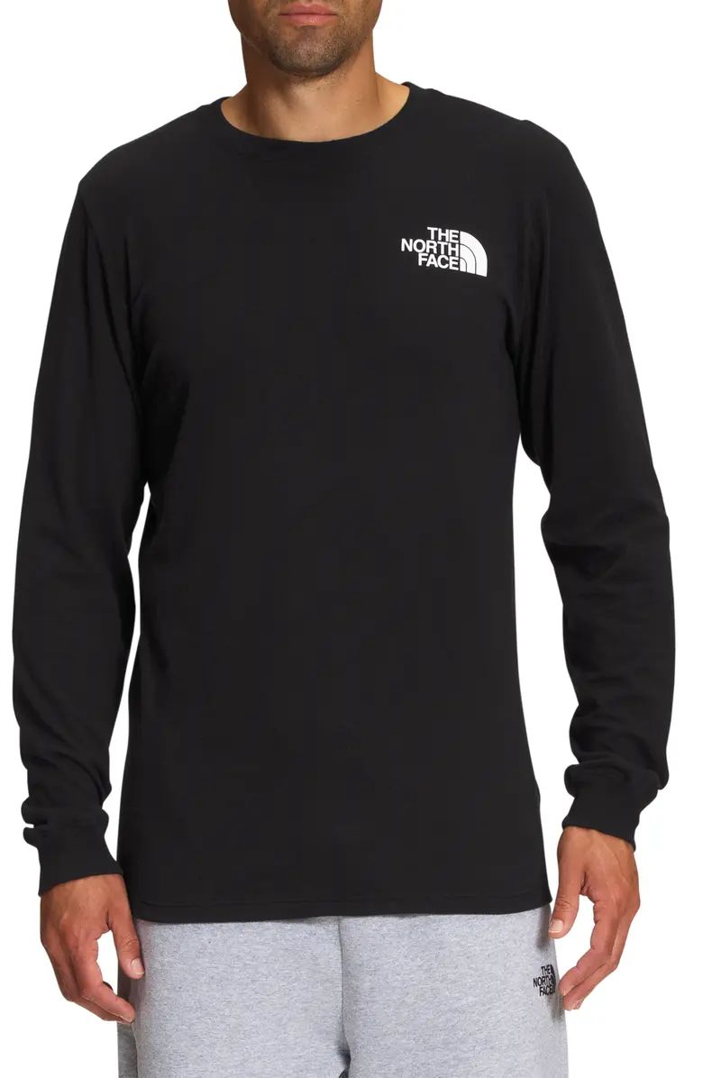 The North Face Long Sleeve NSE Box Logo Graphic Tee | Nordstrom | Nordstrom