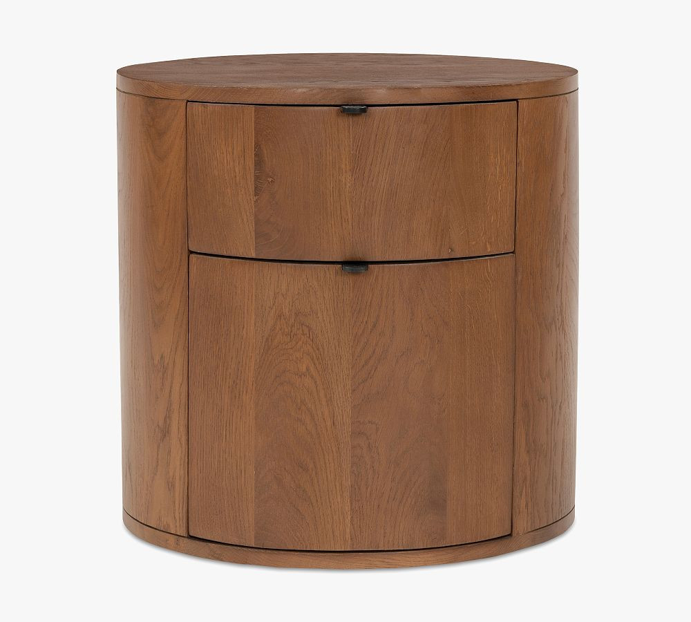 Klint 2-Drawer Round Nightstand (19") | Pottery Barn (US)