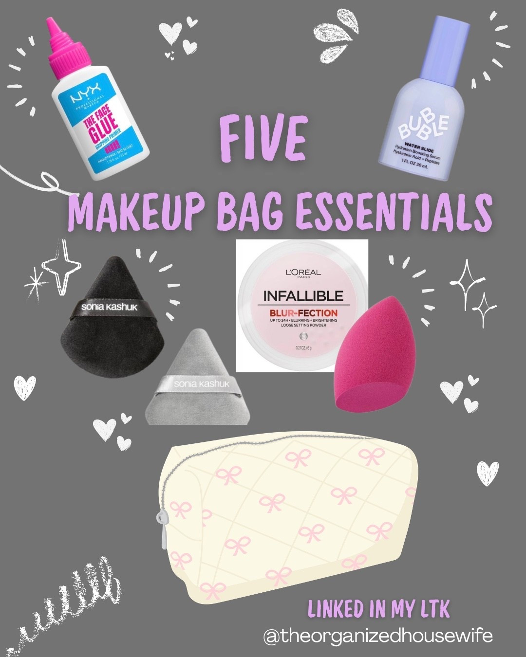 My top five makeup bag essentials

#LTKBeauty #LTKmomlife #LTKgrwm