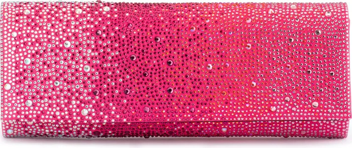 Camille Ombré Hot Fix Crystal Clutch | Nordstrom