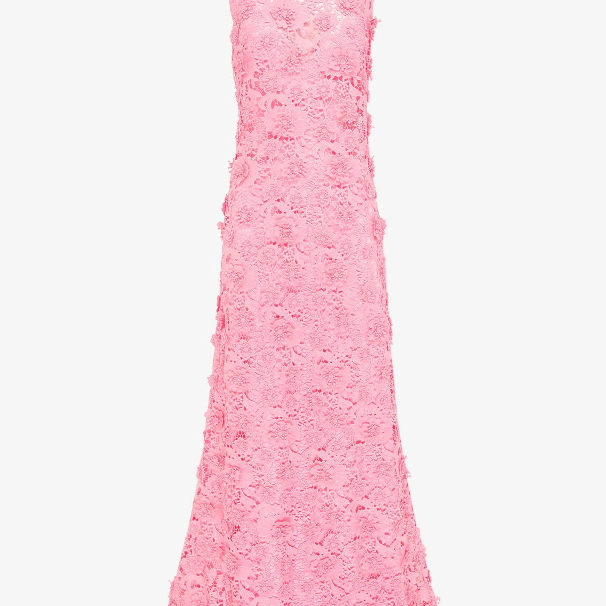 Eva Lace Maxi Dress - Bubblegum | LEO LIN AU