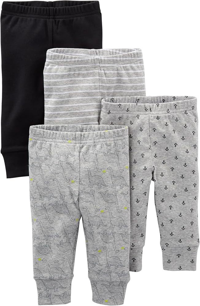 Simple Joys by Carter's Baby 4-Pack Neutral Pant | Amazon (US)