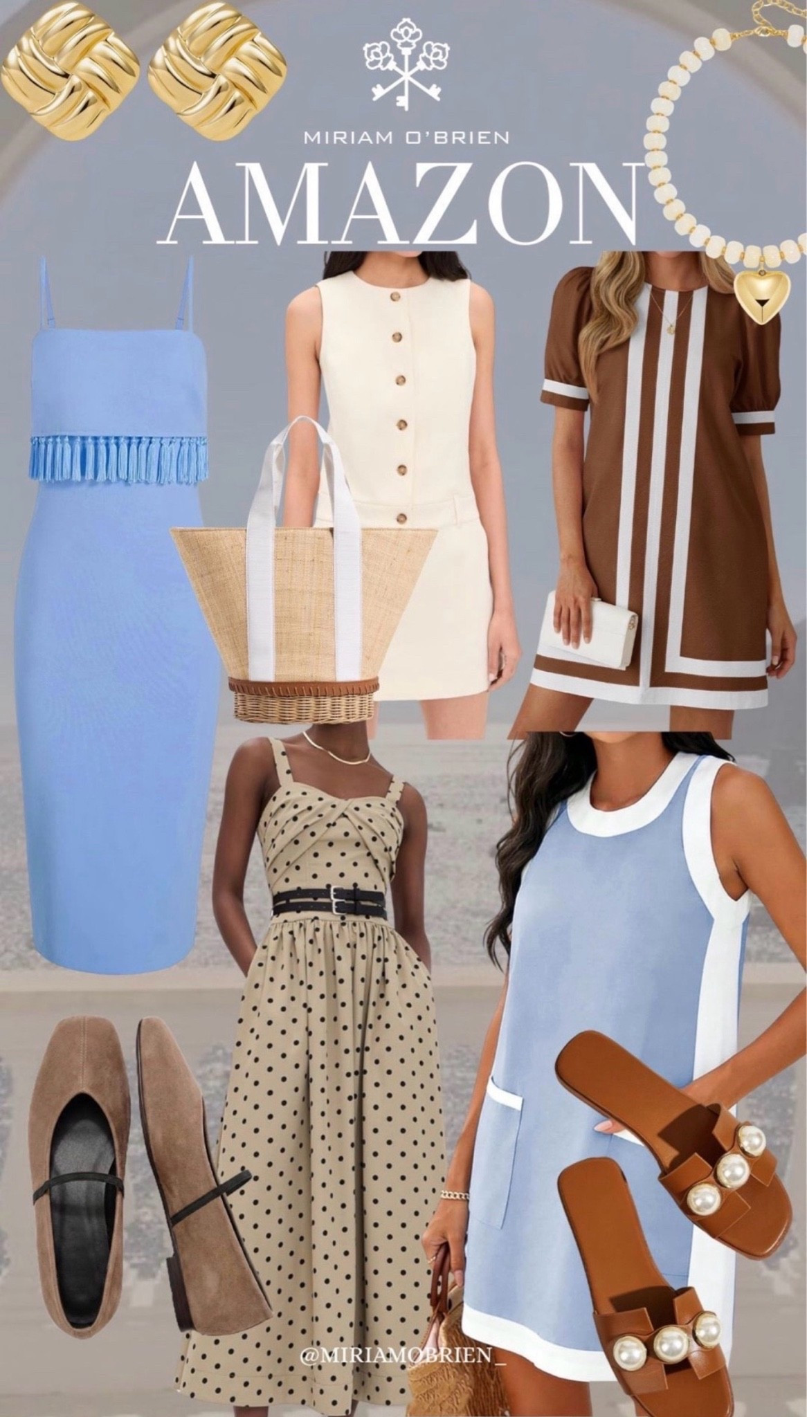 Elegant summertime fashion on Amazon 

Follow me@miriamobrien on IG and TikTok 

#amazon#fahsion#summerootd

#LTKSeasonal #LTKOver40 #LTKootd