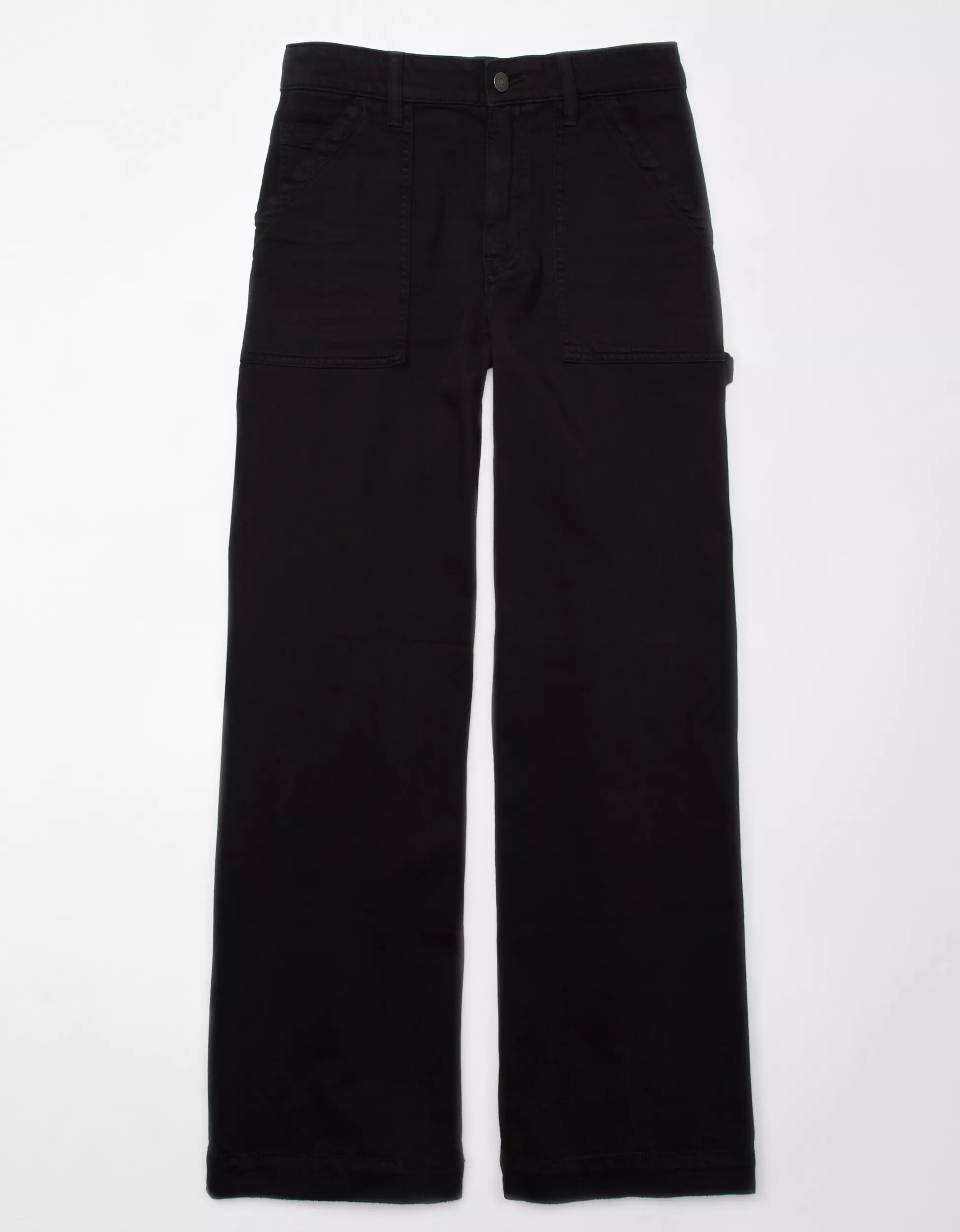AE Dreamy Drape Stretch Super High-Waisted Baggy Wide-Leg Pant | American Eagle Outfitters (US & CA)