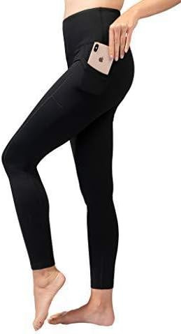 90 Degree By Reflex High Waist Fleece Lined Leggings - Yoga Pants | Amazon (US)