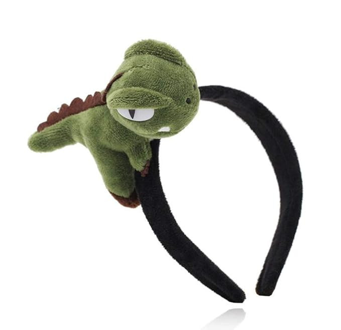 Cute Head Hoop 3D Cartoon Dinosaur Headband Plush Toy Party Accessory | Amazon (US)
