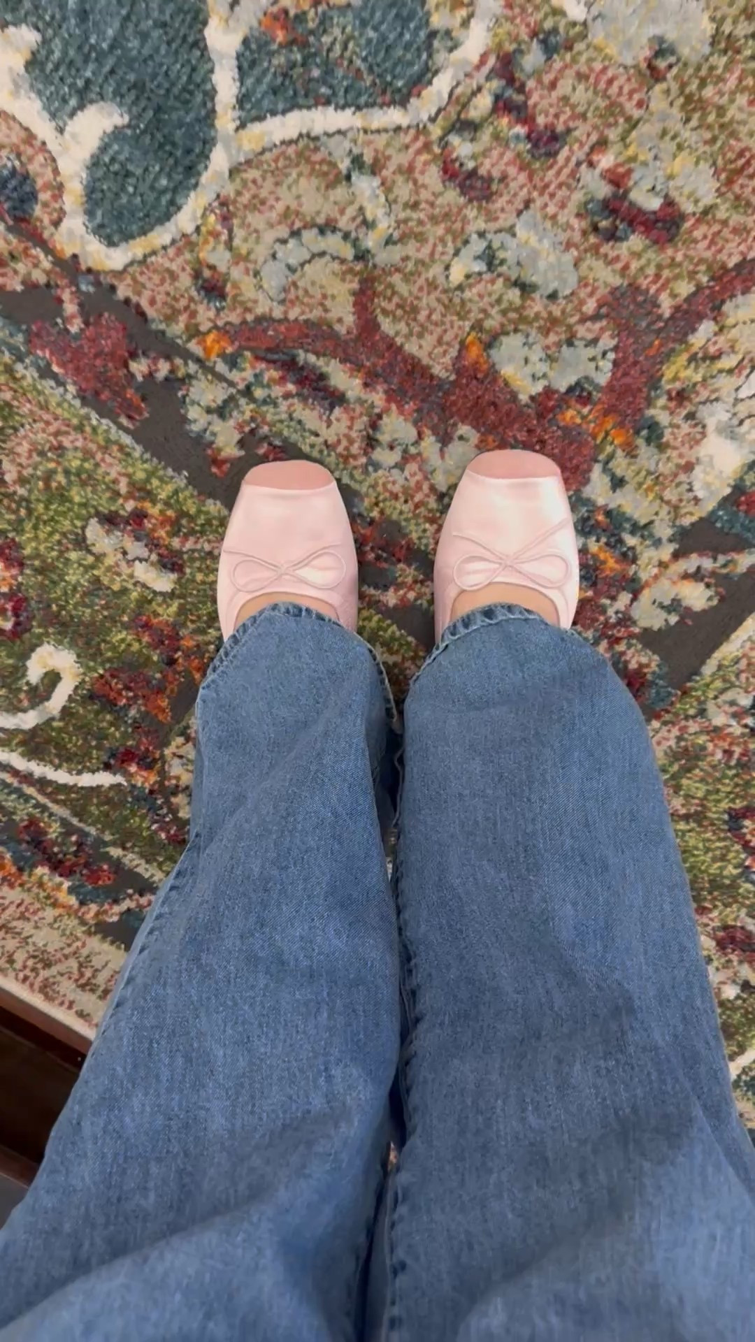 Perfect pink ballet flats come in a nude color also