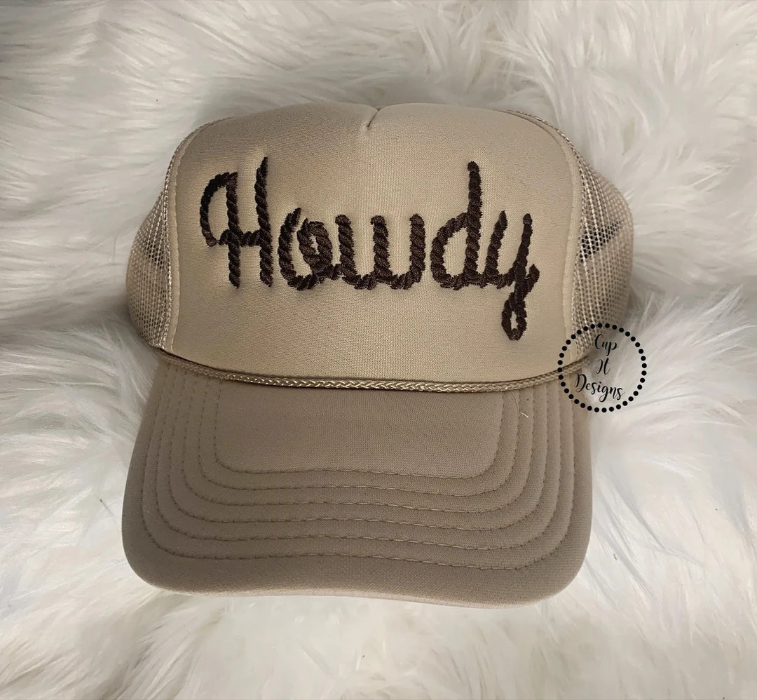 Embroidery Howdy Hat | Etsy (US)