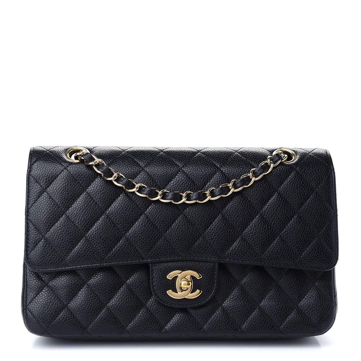 CHANEL

Caviar Quilted Medium Double Flap Black | Fashionphile