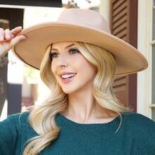 Felt Fashion Brim Hat W Leather Braided | SHEIN