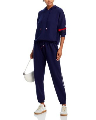 AQUA Stripe Sleeve Hoodie & Sweatpants with Piping - Exclusive  | Bloomingdale's Women | Bloomingdale's (US)