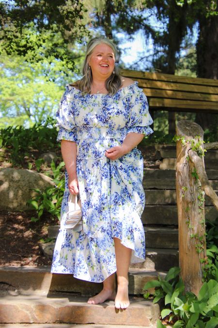Plus size wedding guest dresses don’t get much prettier than this beauty from @softsurroundings 
Wearing a size 18. 

#weddingguestdress #plussizeover50 #over50weddingguestdress 

#LTKmidsize #LTKwedding #LTKplussize