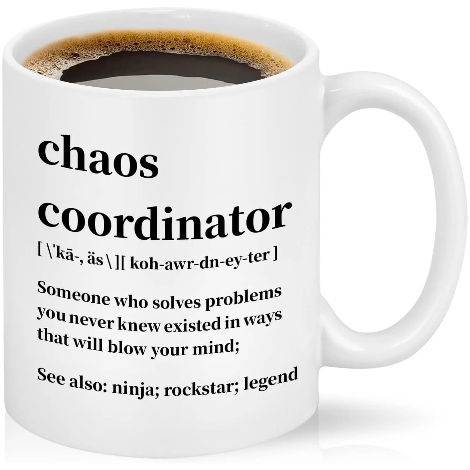 Modwnfy Chaos Coordinator Mugs Gifts, Office Coordinator Mugs, Office Gifts for Coworkers, Boss M... | Walmart (US)