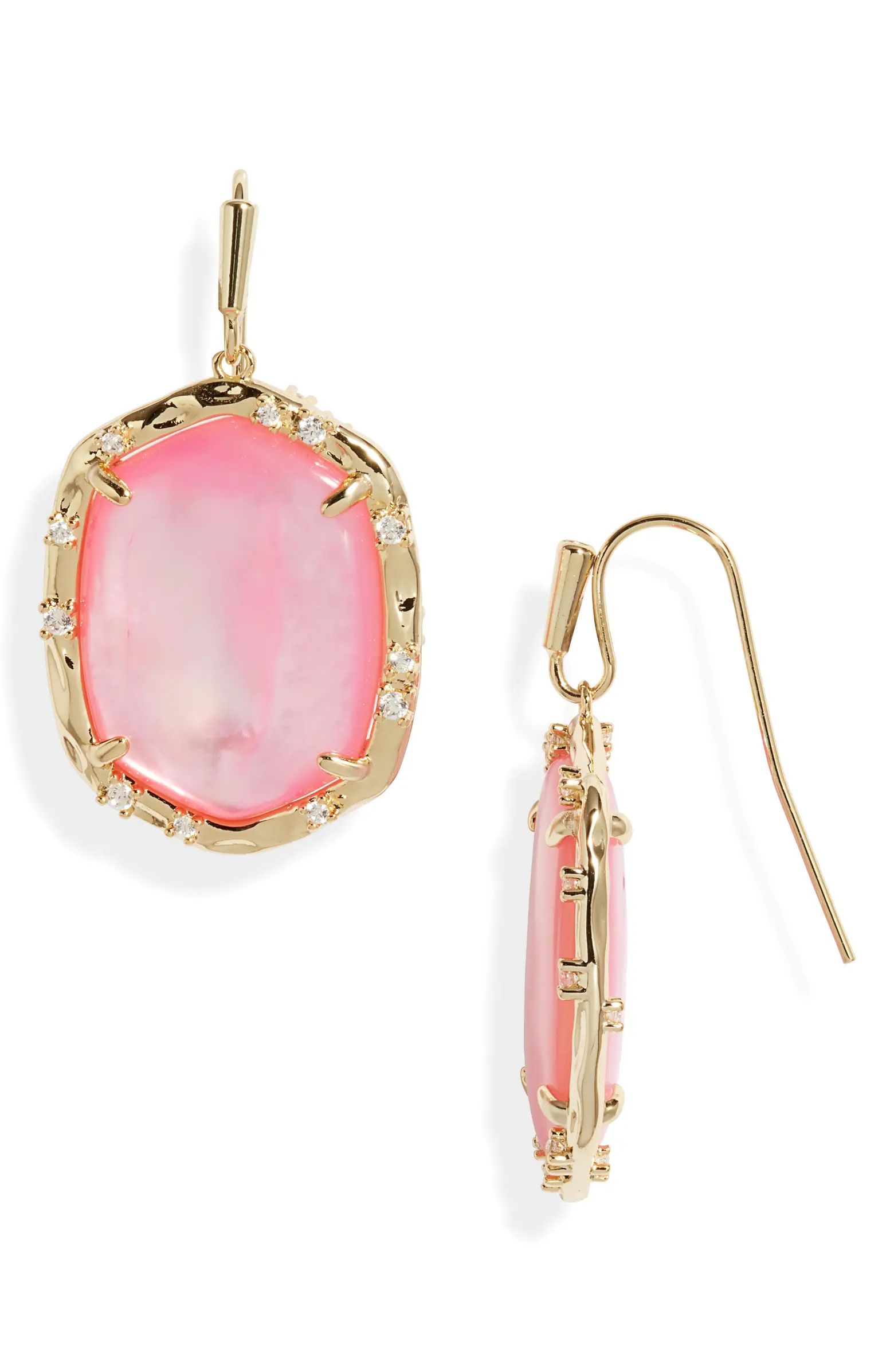 Kendra Scott Daphne Crystal Frame Drop Earrings | Nordstrom | Nordstrom