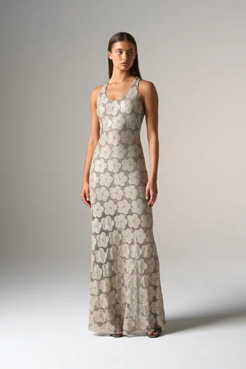 JBQ Ricky Dress in Champagne at Nordstrom, Size Large | Nordstrom