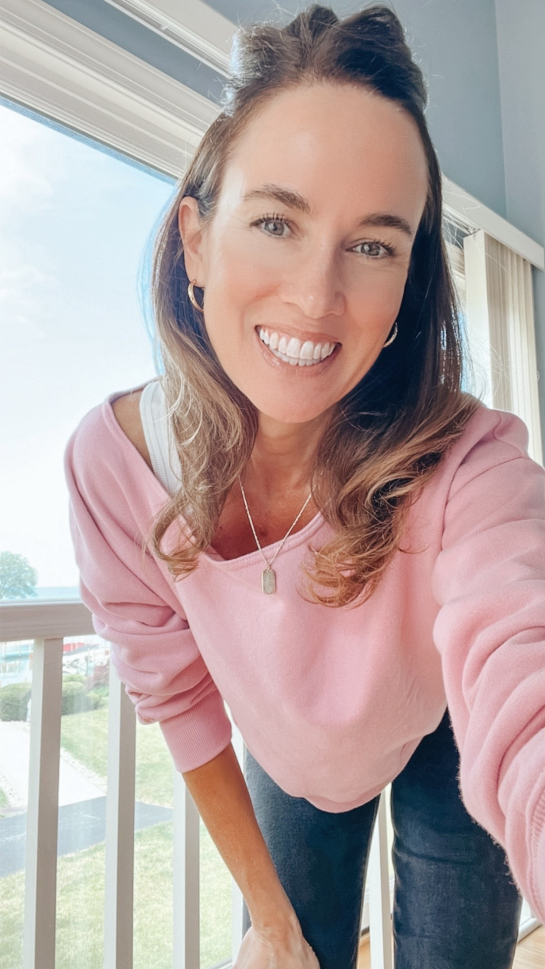 I’m ready for warm weather and pink sweatshirts. #over40style

#LTKSaleAlert #LTKootd #LTKSpringSale