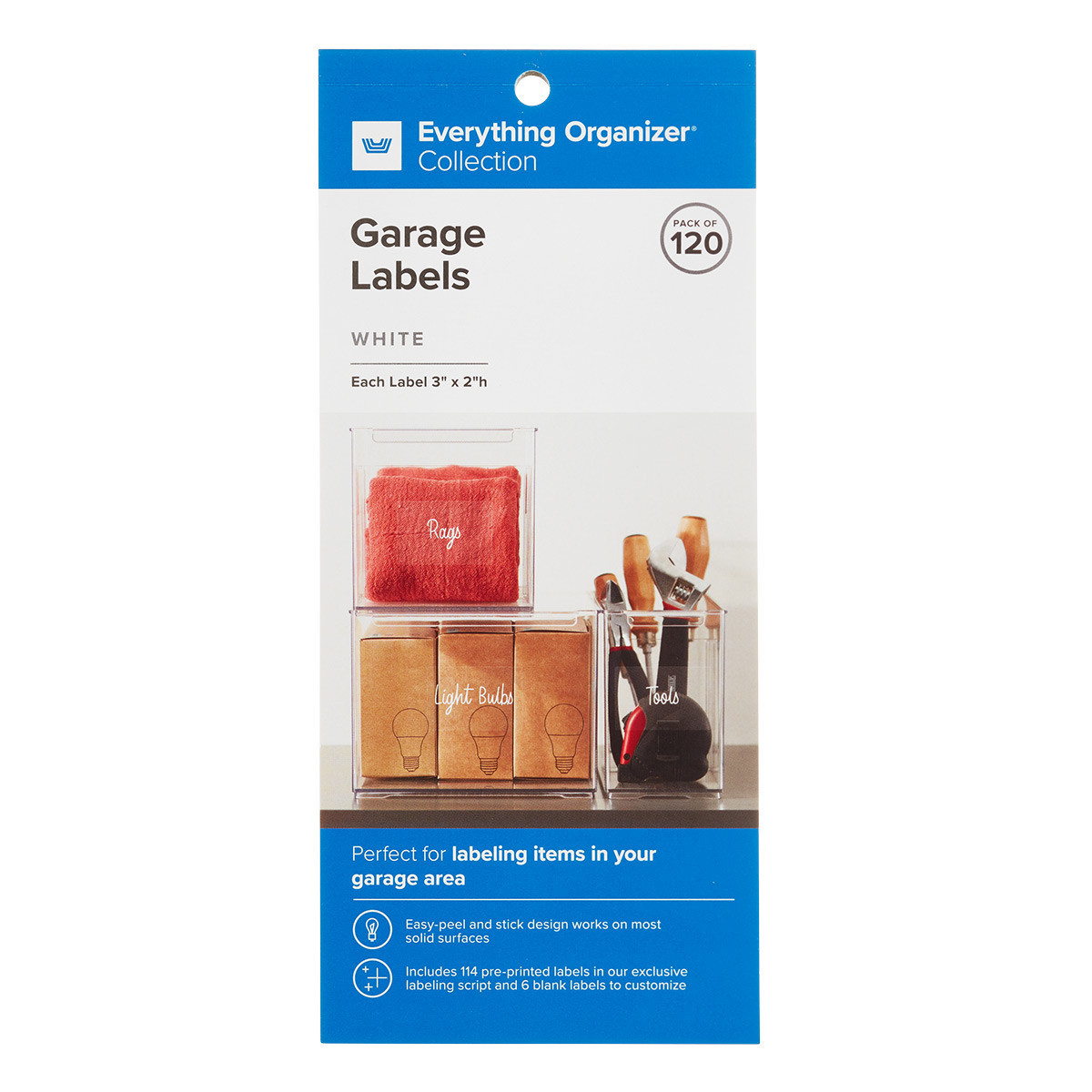 Everything Organizer Garage Labels | The Container Store