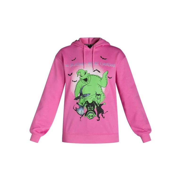 Disney Women’s Nightmare Before Christmas Graphic Hoodie, Sizes XXS-XXL - Walmart.com | Walmart (US)