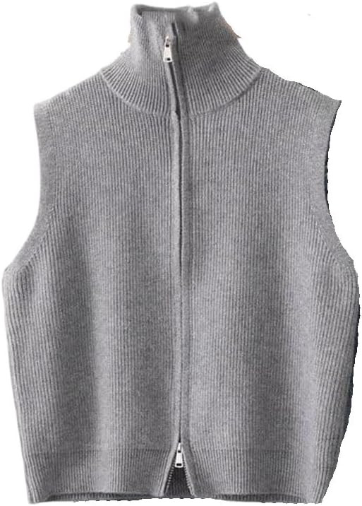Women’s Sleeveless Camisole Stand-Up Collar Knit Vest Pullover | Amazon (US)