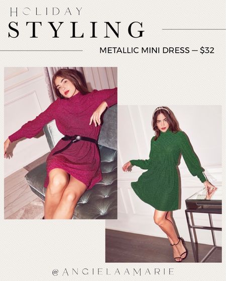 Holiday Styling 🎄 This gorgeous long sleeve metallic mini dress is only $32! 

Amazon fashion. Target style. Walmart finds. Maternity. Plus size. Winter. Fall fashion. White dress. Fall outfit. SheIn. Old Navy. Patio furniture. Master bedroom. Nursery decor. Swimsuits. Jeans. Dresses. Nightstands. Sandals. Bikini. Sunglasses. Bedding. Dressers. Maxi dresses. Shorts. Daily Deals. Wedding guest dresses. Date night. white sneakers, sunglasses, cleaning. bodycon dress midi dress Open toe strappy heels. Short sleeve t-shirt dress Golden Goose dupes low top sneakers. belt bag Lightweight full zip track jacket Lululemon dupe graphic tee band tee Boyfriend jeans distressed jeans mom jeans Tula. Tan-luxe the face. Clear strappy heels. nursery decor. Baby nursery. Baby boy. Baseball cap baseball hat. Graphic tee. Graphic t-shirt. Loungewear. Leopard print sneakers. Joggers. Keurig coffee maker. Slippers. Blue light glasses. Sweatpants. Maternity. athleisure. Athletic wear. Quay sunglasses. Nude scoop neck bodysuit. Distressed denim. amazon finds. combat boots. family photos. walmart finds. target style. family photos outfits. Leather jacket. Home Decor. coffee table. dining room. kitchen decor. living room. bedroom. master bedroom. bathroom decor. nightsand. amazon home. home office. Disney. Gifts for him. Gifts for her. tablescape. Curtains. Apple Watch Bands. Hospital Bag. Slippers. Pantry Organization. Accent Chair. Farmhouse Decor. Sectional Sofa. Entryway Table. Designer inspired. Designer dupes. Patio Inspo. Patio ideas. Pampas grass.

#LTKsalealert #LTKunder50 #LTKstyletip #LTKbeauty #LTKbrasil #LTKbump #LTKcurves #LTKeurope #LTKfamily #LTKfit #LTKhome #LTKitbag #LTKkids #LTKmens #LTKbaby #LTKshoecrush #LTKswim #LTKtravel #LTKunder100 #LTKworkwear #LTKwedding #LTKSeasonal  #LTKU #LTKHoliday #LTKCyberweek 