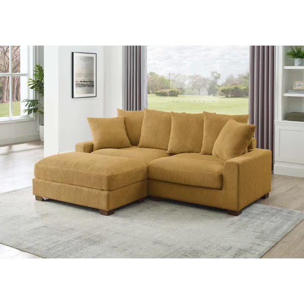 Arzelia 3 - Piece Upholstered Sectional | Wayfair North America