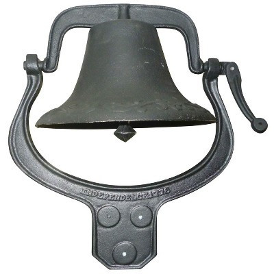 Yard Tuff YTF-22LB Large Decorative Collectible Cast Iron Metal Farm Dinner Bell | Target