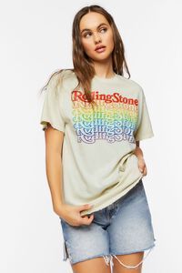 Rolling Stone Graphic Distressed Tee | Forever 21 | Forever 21 (US)