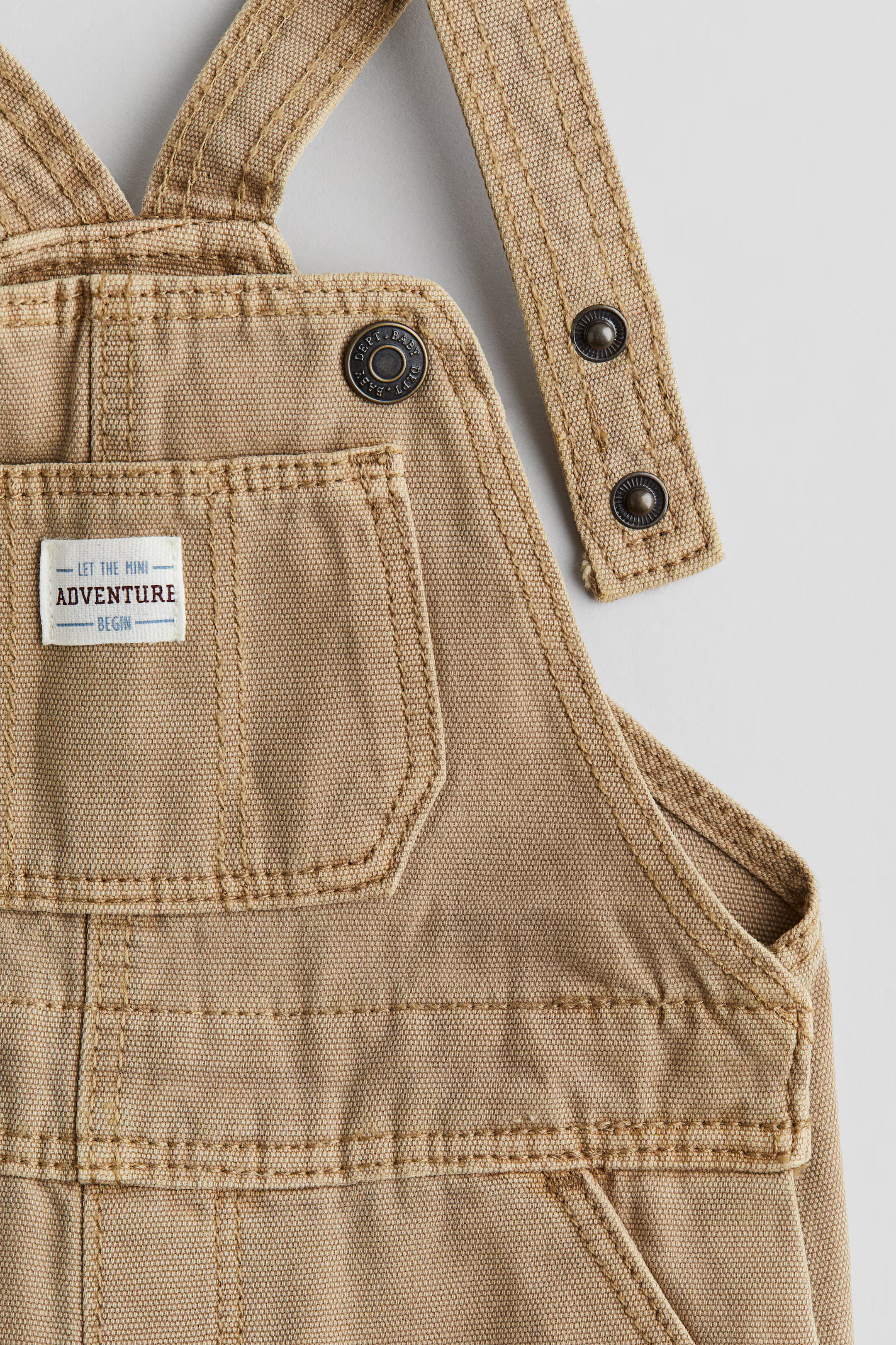 Cotton canvas dungarees | H&M (UK, MY, IN, SG, PH, TW, HK)