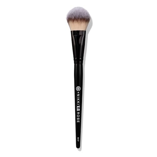 BK BEAUTY - NIKKI LA ROSE N17 MULTI-PRO FACE BRUSH – Dual-Sided Paddle Brush for Face Application, Liquid, Powder Blending - Bronzer, Contour, Blush, Foundation | Amazon (US)