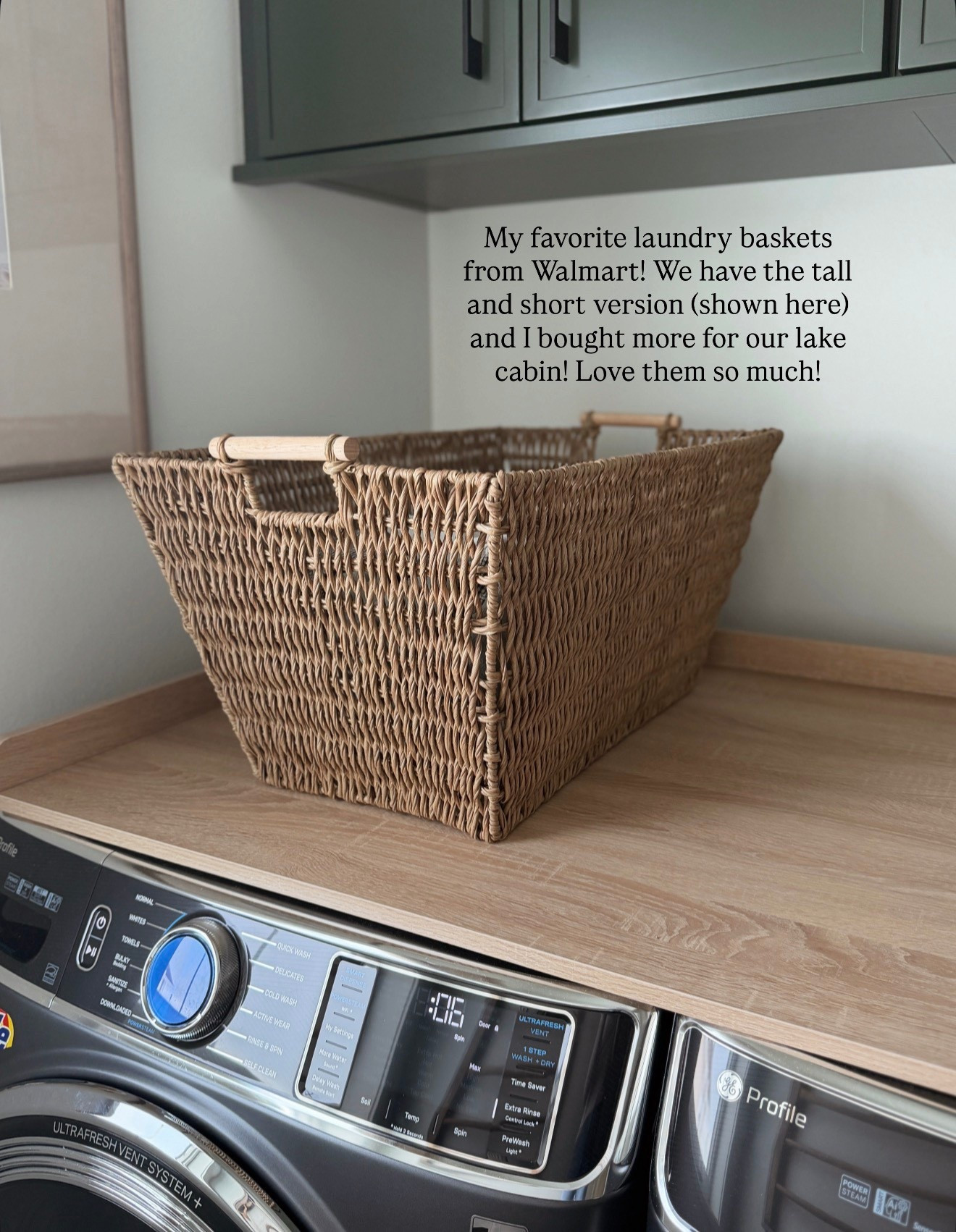 My favorite laundry basket from Walmart! We have both sizes. 

#LTKHome
