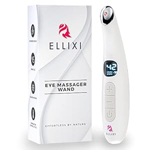 ELLIXI - 3 in 1 Eye Massager Wand - Vibrating Eye Massager Bag/Dark Circle/Puffiness/Wrinkle Remo... | Amazon (US)