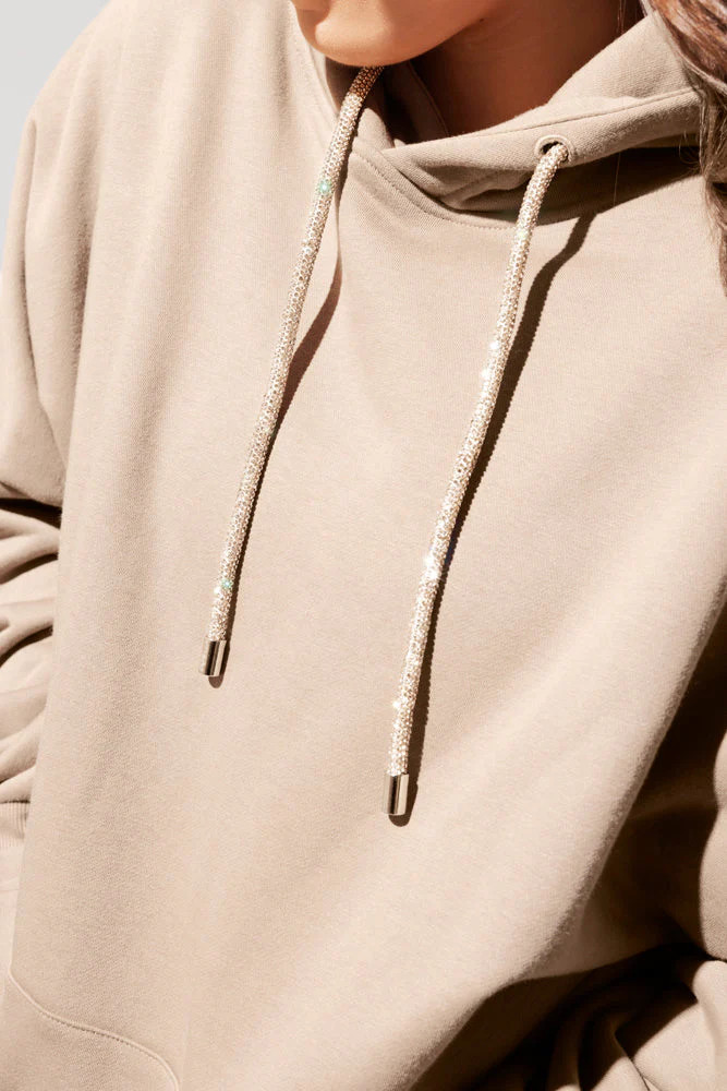 Shimmer Pullover Cloud Hoodie - Milk Tea | POPFLEX