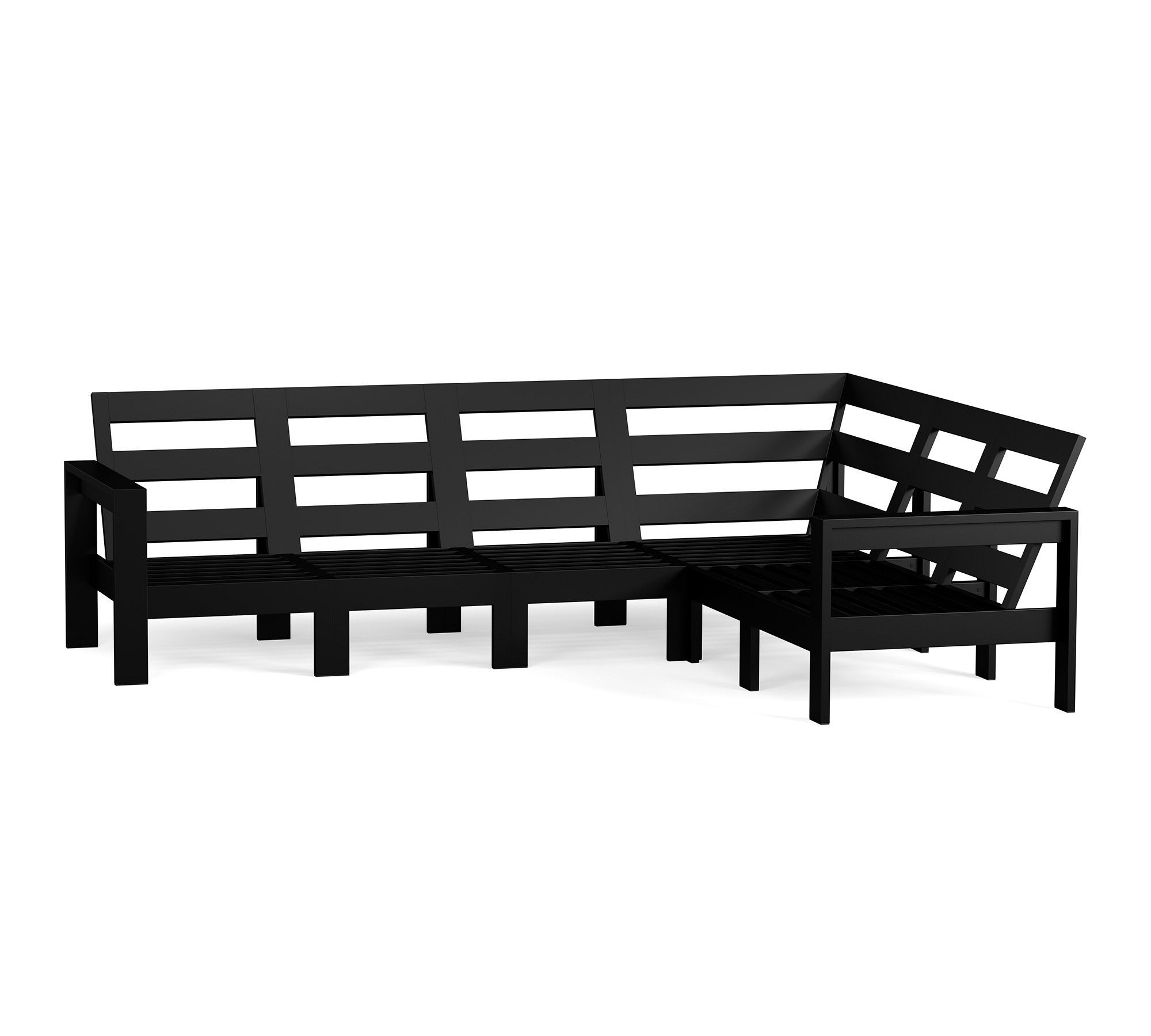 Malibu Metal 6-Piece Outdoor Sectional (108") | Pottery Barn (US)