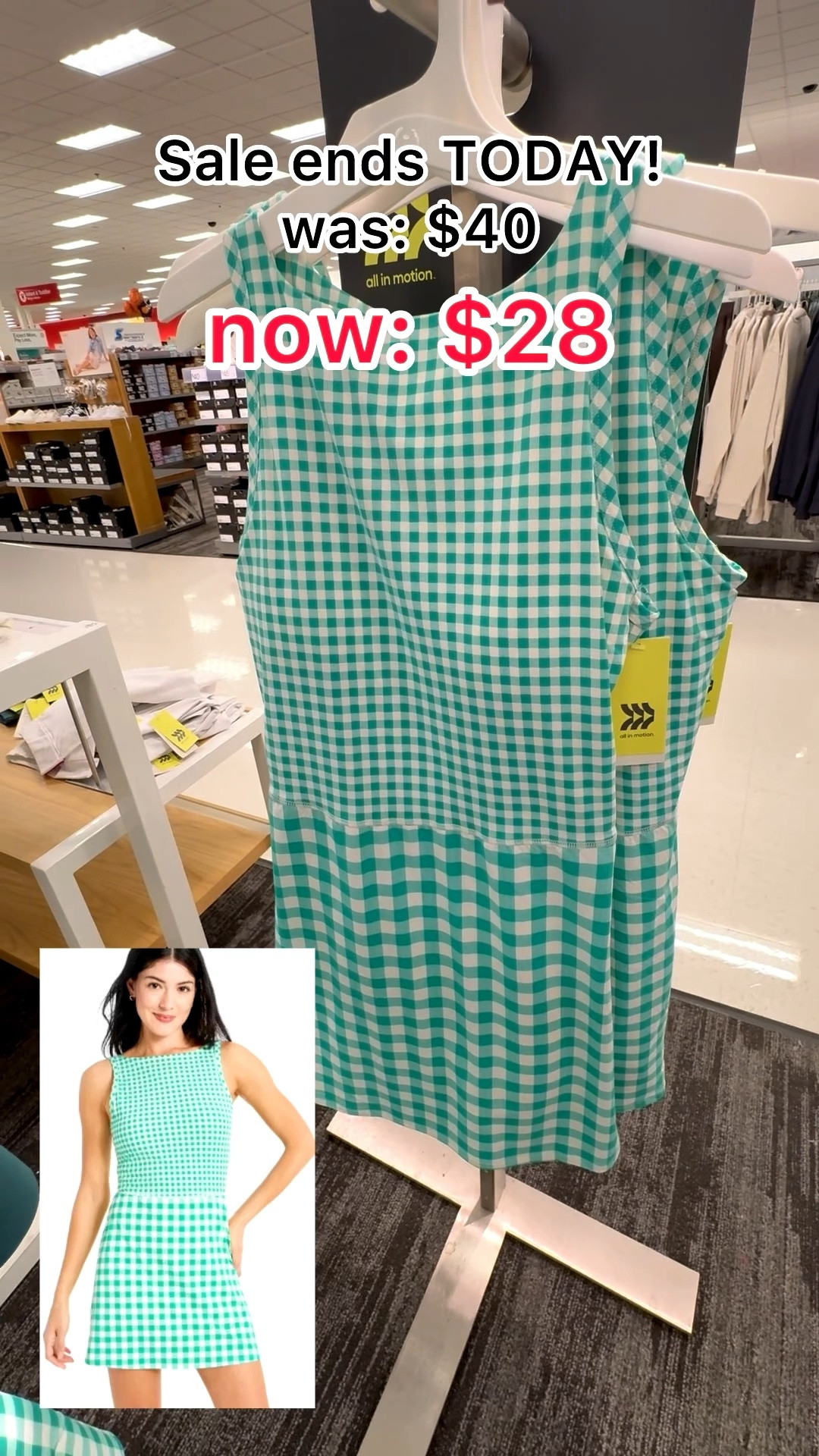 SALE on activewear at Target ends today! Grab this active dress for $12 while you can 💚

#LTKActive #LTKmomlife #LTKSaleAlert