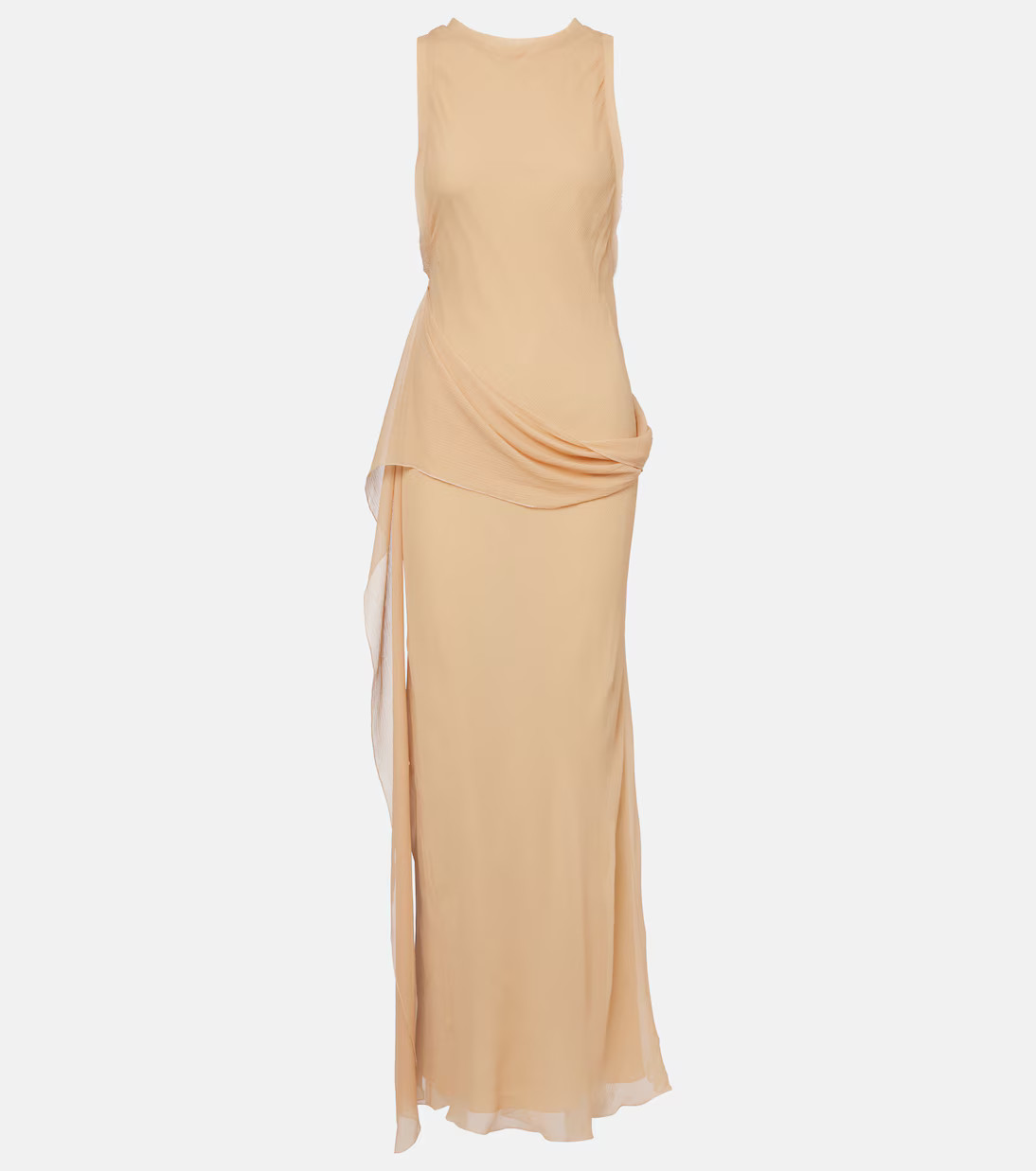 Draped silk gown | Mytheresa (UK)