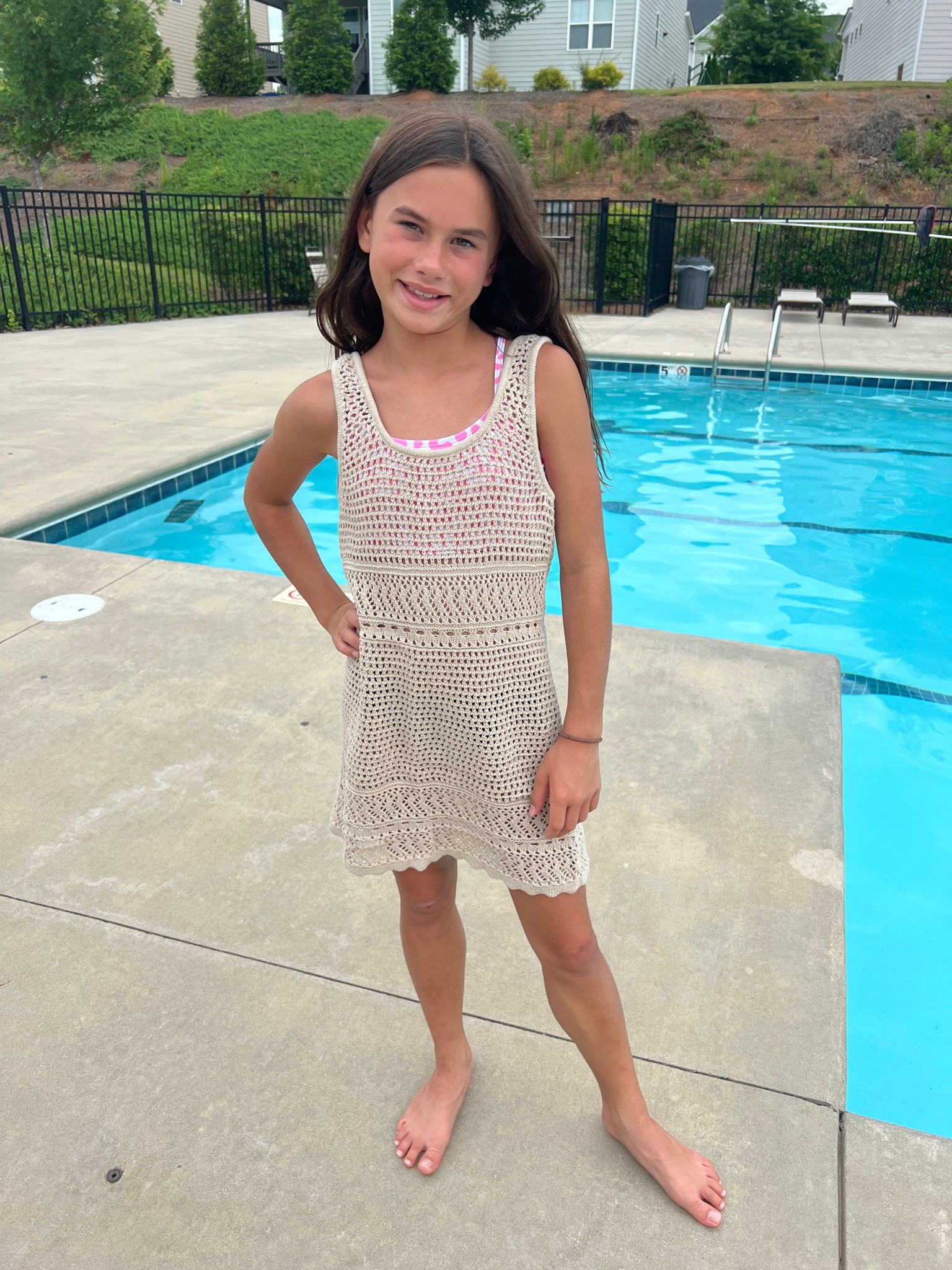 Pool days call for the cutest coverups!  Wearing a XXS
Tween fashion
Tween influenced 
Swimsuit


#LTKFamily #LTKKids #LTKSeasonal